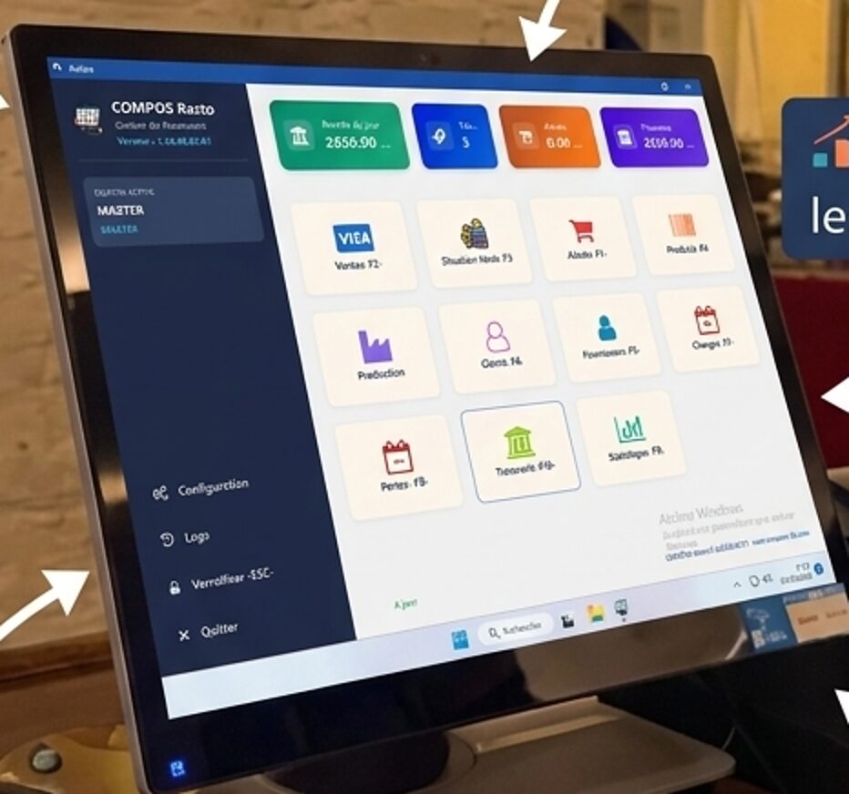 Ecran principal de COMPOS Resto